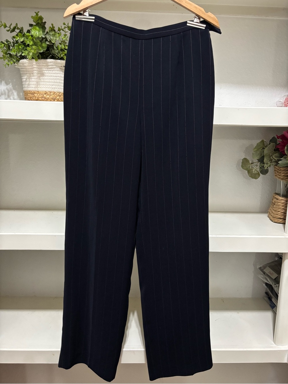 Kasper Navy Pinstripe Men's Dress Pants